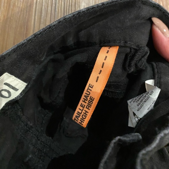 Garage Black Jean Shorts - Picture 4 of 4